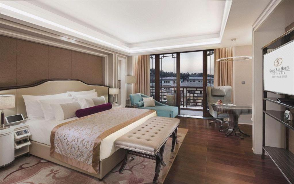 แกรนด์ เบย์ โฮเต็ล ปักกิ่ง Hotel Xiaotangzhuang ภายนอก รูปภาพ