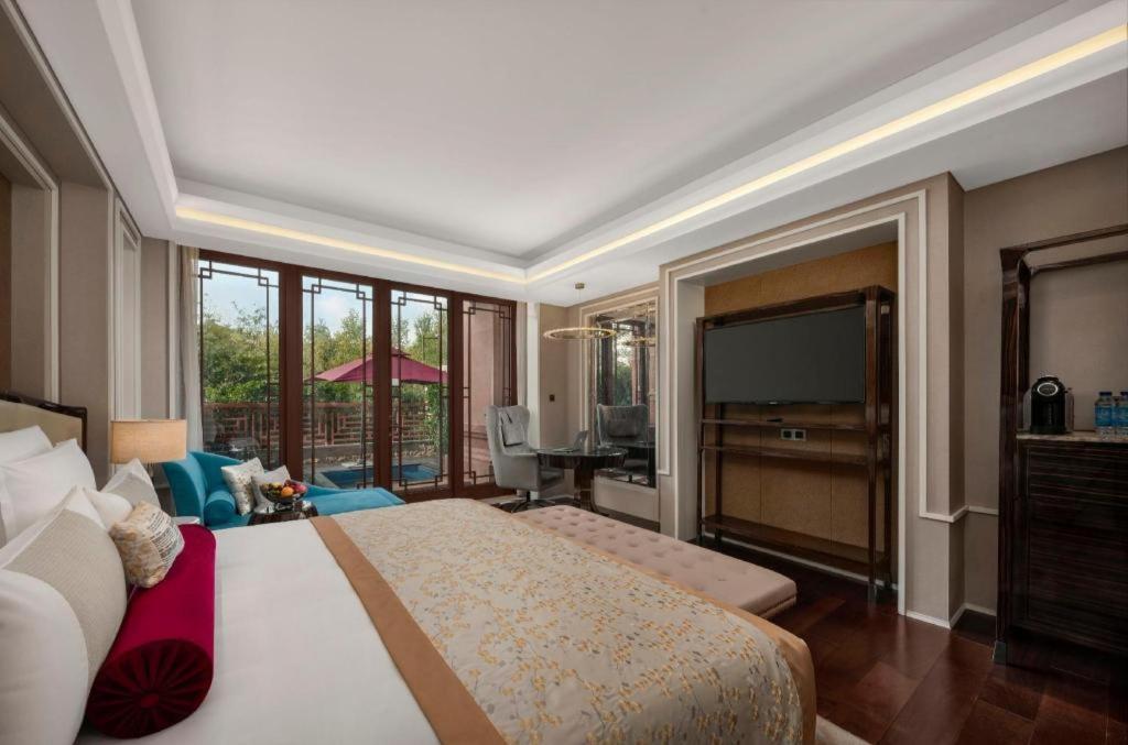 แกรนด์ เบย์ โฮเต็ล ปักกิ่ง Hotel Xiaotangzhuang ภายนอก รูปภาพ