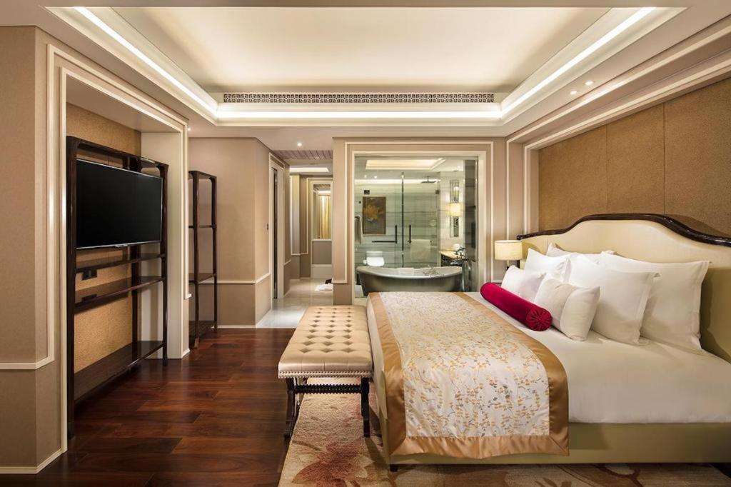 แกรนด์ เบย์ โฮเต็ล ปักกิ่ง Hotel Xiaotangzhuang ภายนอก รูปภาพ