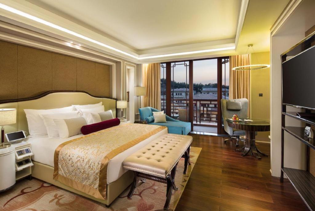 แกรนด์ เบย์ โฮเต็ล ปักกิ่ง Hotel Xiaotangzhuang ภายนอก รูปภาพ